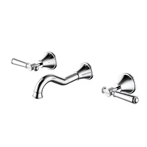 Clasico 3 Piece Bath Set Chrome by null, a Bathroom Taps & Mixers for sale on Style Sourcebook