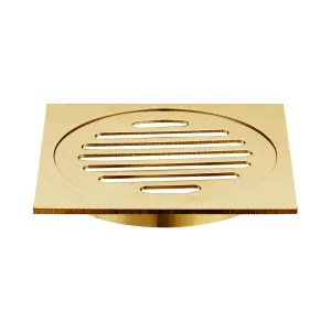 Haus 25 Grate Sq 110x110x100mm Brushed Gold by Haus25, a Shower Grates & Drains for sale on Style Sourcebook