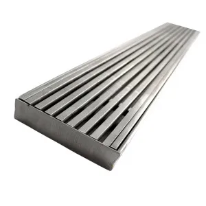 Nekeema 316 SSteel Square Bar Grate 1200x100x20 by Beaumont Tiles, a Shower Grates & Drains for sale on Style Sourcebook