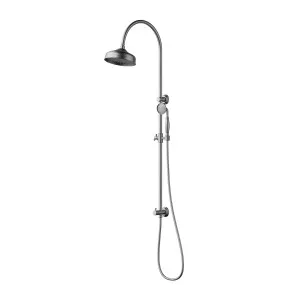 Clasico Combination Shower Set Brushed Nickel by Ikon, a Laundry Taps for sale on Style Sourcebook