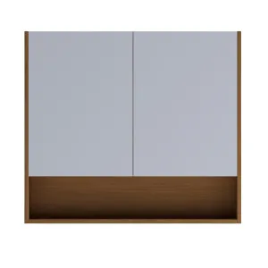 Hart Shaving Cabinet 900 Dbl Door Timber Veneer Frame & Shelf by Rifco, a Shaving Cabinets for sale on Style Sourcebook