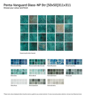 Penta-Vanguard Glass Natural Product Structured Mosaic (Colour?)(Finish?) by Beaumont Tiles, a Mosaic Tiles for sale on Style Sourcebook