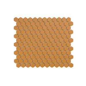 Regency Yellow Hexagon Textured Mosaic Tile by Beaumont Tiles, a Outdoor Tiles & Pavers for sale on Style Sourcebook