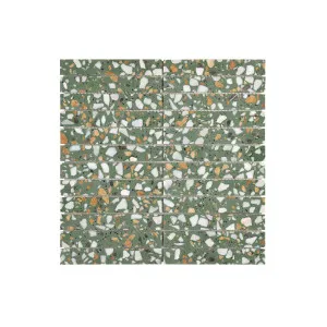 Venice  Green Terrazzo Natural Product Finger Honed Mosaic by Beaumont Tiles, a Mosaic Tiles for sale on Style Sourcebook