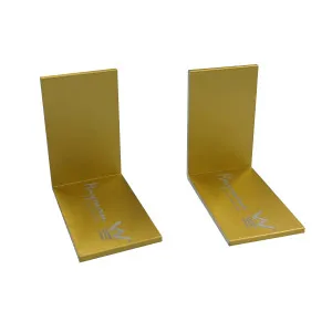 DTA Hayman Alumin 21mm 90 Deg Joiner Gold 2pk by Beaumont Tiles, a Shower Grates & Drains for sale on Style Sourcebook