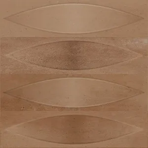 Elouera Shield Copper Embossed Matt Tile by Beaumont Tiles, a Porcelain Tiles for sale on Style Sourcebook