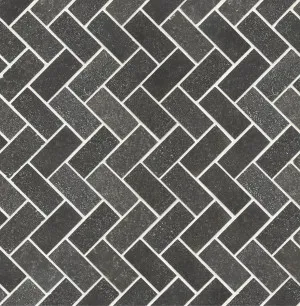 Oslo Grey Basalt Natural Product Herringbone Polished Mosaic by Beaumont Tiles, a Mosaic Tiles for sale on Style Sourcebook