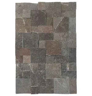 Stone Wall Spanoli Basalt Natural Product Structured Matt (Pkt6) by Beaumont Tiles, a Marble Look Tiles for sale on Style Sourcebook