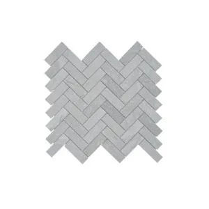 Fiba  Beige Travertine-NP Herringbone Honed Unfilled Mosaic by Beaumont Tiles, a Mosaic Tiles for sale on Style Sourcebook