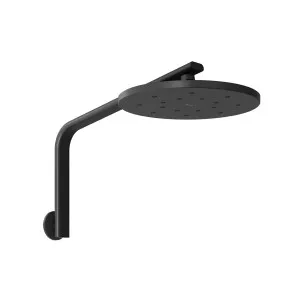 Oxley High-Rise Shower Arm & Rose Matte Black by PHOENIX, a Shower Heads & Mixers for sale on Style Sourcebook