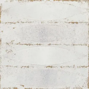 Elouera Shield White Embossed Gloss Tile by Beaumont Tiles, a Porcelain Tiles for sale on Style Sourcebook