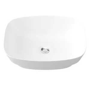 Lorenzo Semi Inset Basin 500x390 Matte White by null, a Basins for sale on Style Sourcebook