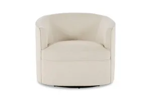 Autumn Accent Swivel Chair, Ava Natural, by Lounge Lovers by Lounge Lovers, a Chairs for sale on Style Sourcebook