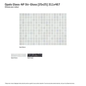 Opalo Glass Natural Product Structured Gloss Mosaic (Colour?????) by Beaumont Tiles, a Mosaic Tiles for sale on Style Sourcebook