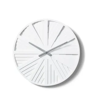 Jayanta Wall Clock White - 40cm x 4cm by James Lane, a Clocks for sale on Style Sourcebook