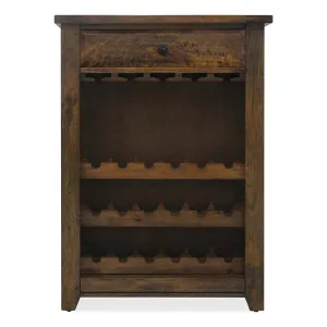 Mango Creek Wine Cabinet in Mangowood Rustic Chocolate by OzDesignFurniture, a Cabinets, Chests for sale on Style Sourcebook