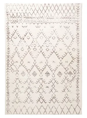 Karmina Brown and Cream Abstract Tribal Washable Rug by Miss Amara, a Other Rugs for sale on Style Sourcebook