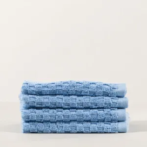 Canningvale Face Washer - River Blue, 100% Cotton by Canningvale, a Sheets for sale on Style Sourcebook