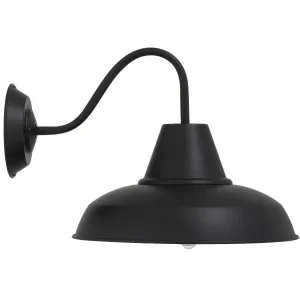 Telbix Gordon Exterior Wall Light Black by Telbix, a Outdoor Lighting for sale on Style Sourcebook