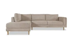 Lisa Left Chaise Sofa, Austin Coffee, by Lounge Lovers by Lounge Lovers, a Sofas for sale on Style Sourcebook