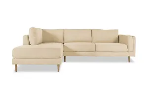 Lisa Left Chaise Sofa, Florence Natural, by Lounge Lovers by Lounge Lovers, a Sofas for sale on Style Sourcebook