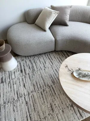 Nyla Cairn Cream Ash Rug - HY96B by Wild Yarn, a Contemporary Rugs for sale on Style Sourcebook