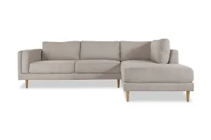 Lisa Right Chaise Sofa, Grey, by Lounge Lovers by Lounge Lovers, a Sofas for sale on Style Sourcebook