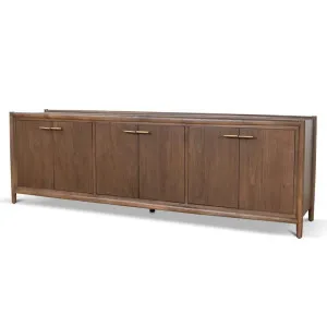 Sophia 2.38m Sideboard - Walnut by Interior Secrets - AfterPay Available by Interior Secrets, a Sideboards, Buffets & Trolleys for sale on Style Sourcebook