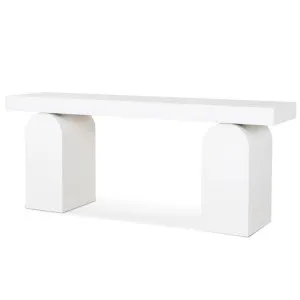 Junon 1.9m New Elm Console Table - Full White by Interior Secrets - AfterPay Available by Interior Secrets, a Console Table for sale on Style Sourcebook