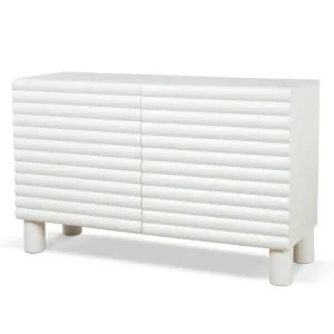 Vasuda 1.2m Sideboard Unit - White by Interior Secrets - AfterPay Available by Interior Secrets, a Sideboards, Buffets & Trolleys for sale on Style Sourcebook