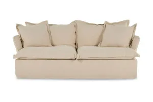 Toorak 3 Seat Sofa Bed, Florence Natural, by Lounge Lovers by Lounge Lovers, a Sofa Beds for sale on Style Sourcebook