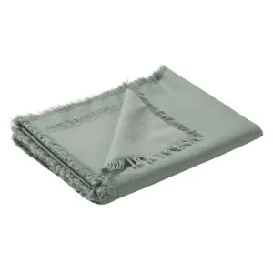 Vintage Design Gypsy Linen Cotton Green Table Runner by null, a Table Cloths & Runners for sale on Style Sourcebook