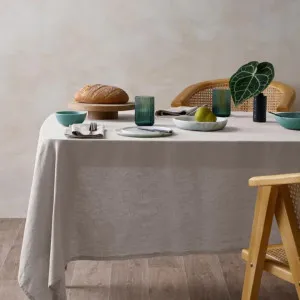 Vintage Design Helm Linen Cotton Natural Tablecloth by null, a Table Cloths & Runners for sale on Style Sourcebook