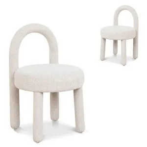 Set of 2 - Fusion Dining Chair - Coastal Beige by Interior Secrets - AfterPay Available by Interior Secrets, a Dining Chairs for sale on Style Sourcebook