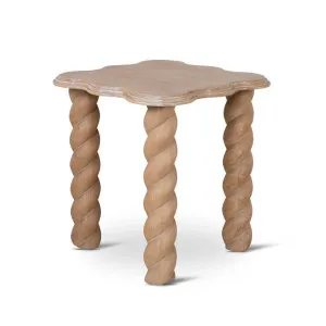 Ruslan 55cm Side Table - Natural by Interior Secrets - AfterPay Available by Interior Secrets, a Side Table for sale on Style Sourcebook