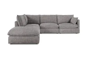 Loft Mini Left Corner Sofa, Dark Grey, by Lounge Lovers by Lounge Lovers, a Sofas for sale on Style Sourcebook