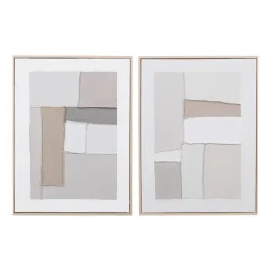 Peaceful Palette Box Framed Canvas Set of 2 in 60 x 80cm by OzDesignFurniture, a Painted Canvases for sale on Style Sourcebook