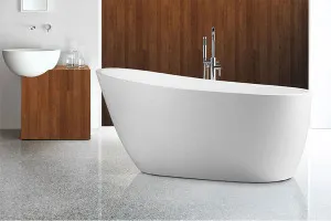 Decina Piccolo Freestanding Bath Gloss White 1700mm by decina, a Bathtubs for sale on Style Sourcebook