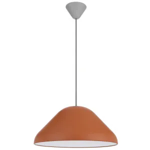 Telbix Hanami 440mm Pendant Light Orange by Telbix, a Pendant Lighting for sale on Style Sourcebook