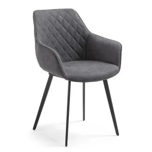 Amira chair graphite by Kave Home, a Dining Chairs for sale on Style Sourcebook