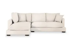 Long Beach Mini Left Corner Sofa, Ivory, by Lounge Lovers by Lounge Lovers, a Sofas for sale on Style Sourcebook