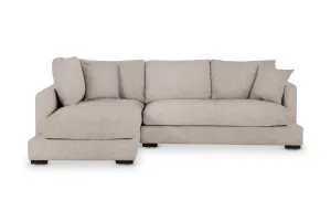 Long Beach Mini Left Corner Sofa, Grey, by Lounge Lovers by Lounge Lovers, a Sofas for sale on Style Sourcebook