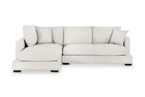 Long Beach Mini Left Corner Sofa, Grey, by Lounge Lovers by Lounge Lovers, a Sofas for sale on Style Sourcebook