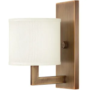 Hinkley Hampton 1L Wall Bracket Brushed Bronze by Hinkley, a Wall Lighting for sale on Style Sourcebook