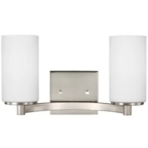 Hettinger 2L Wall Bracket by Visual Comfort Generation Brushed Nickel by Visual Comfort & Co - Generation Lighting, a Wall Lighting for sale on Style Sourcebook