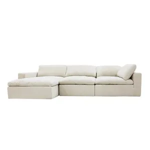 Cloud Deep Muse Flax Modular Sofa - 3 Seater Chaise by James Lane, a Sofas for sale on Style Sourcebook