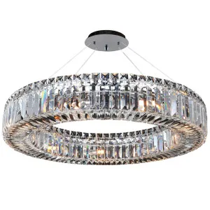 Allegri Rondelle Polished Chrome Pendant Light Large by Allegri, a Pendant Lighting for sale on Style Sourcebook