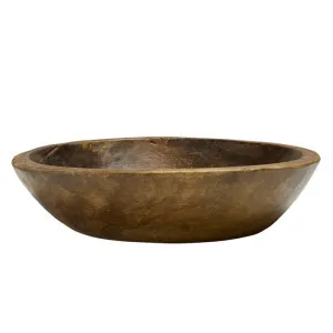 Bharat Wooden Bowl Small - 47cm x 47cm x 10cm by James Lane, a Decor for sale on Style Sourcebook