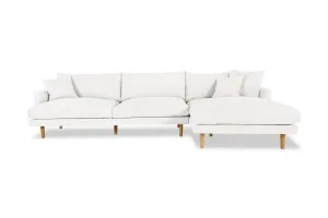 Hampton Right Chaise Sofa, White, by Lounge Lovers by Lounge Lovers, a Sofas for sale on Style Sourcebook