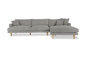 Hampton Right Chaise Sofa, Dark Grey, by Lounge Lovers by Lounge Lovers, a Sofas for sale on Style Sourcebook